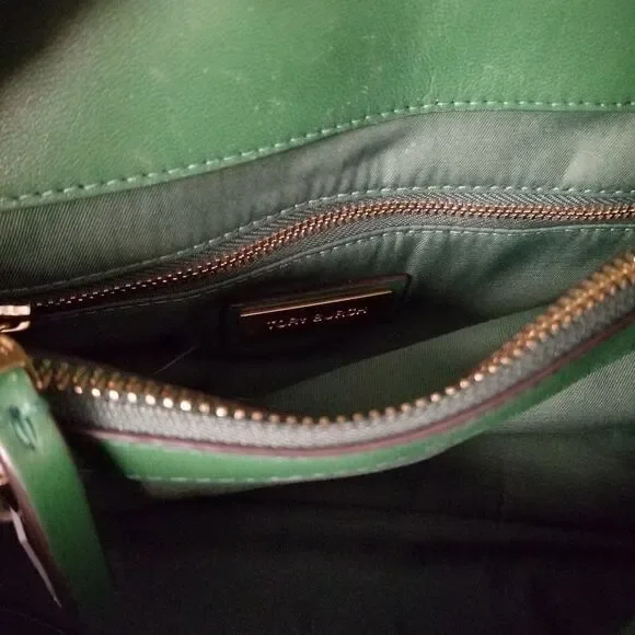 Tory Burch Fleming Bamboo Shoulder Bag - Picture 7 of 9